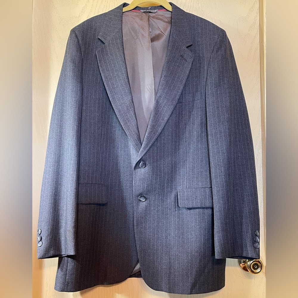 Levi’s Menswear Action Suit Business Class Gray 2 Button Blazer Jacket 42L